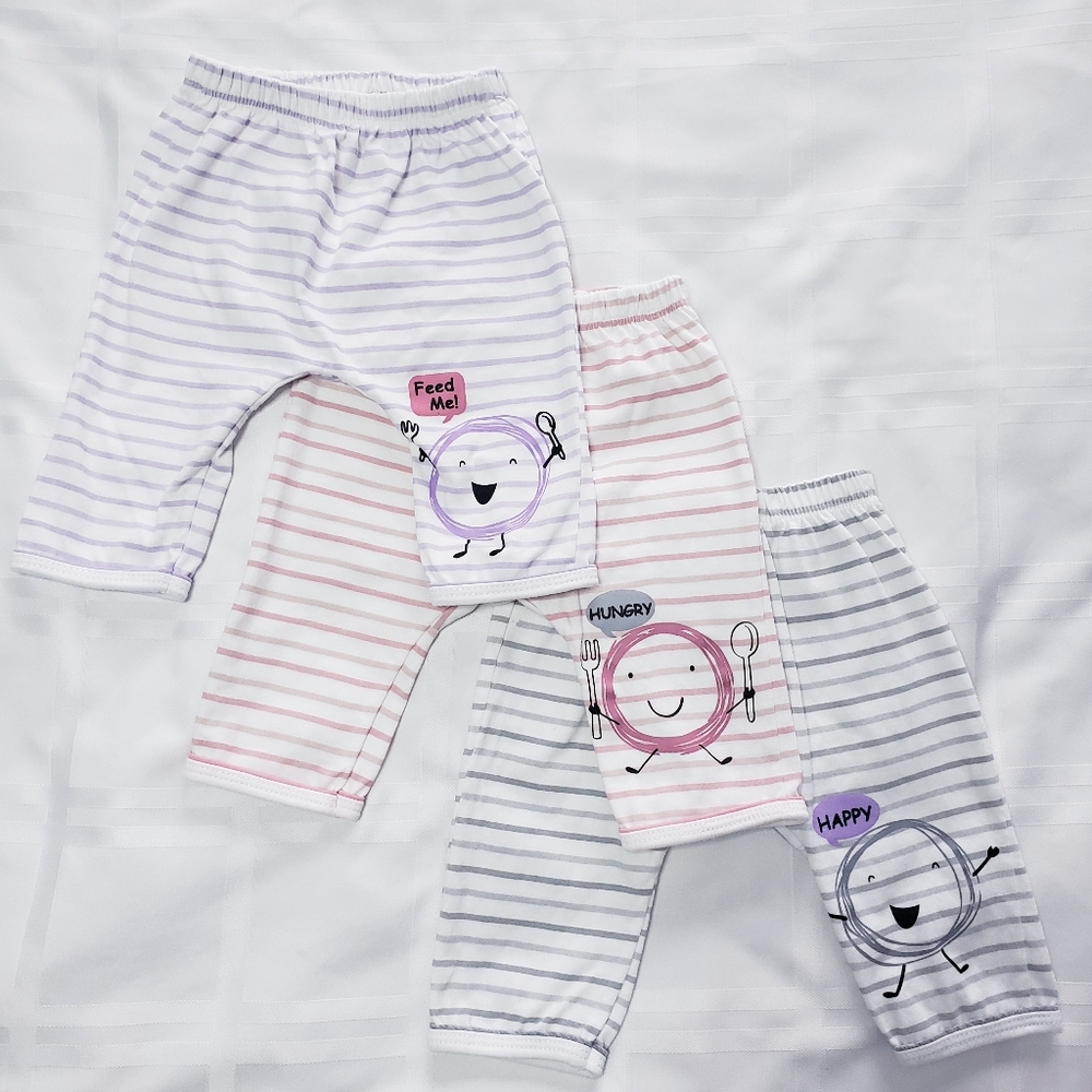 HUSH HUSH Baby Girl Striped Pants Set